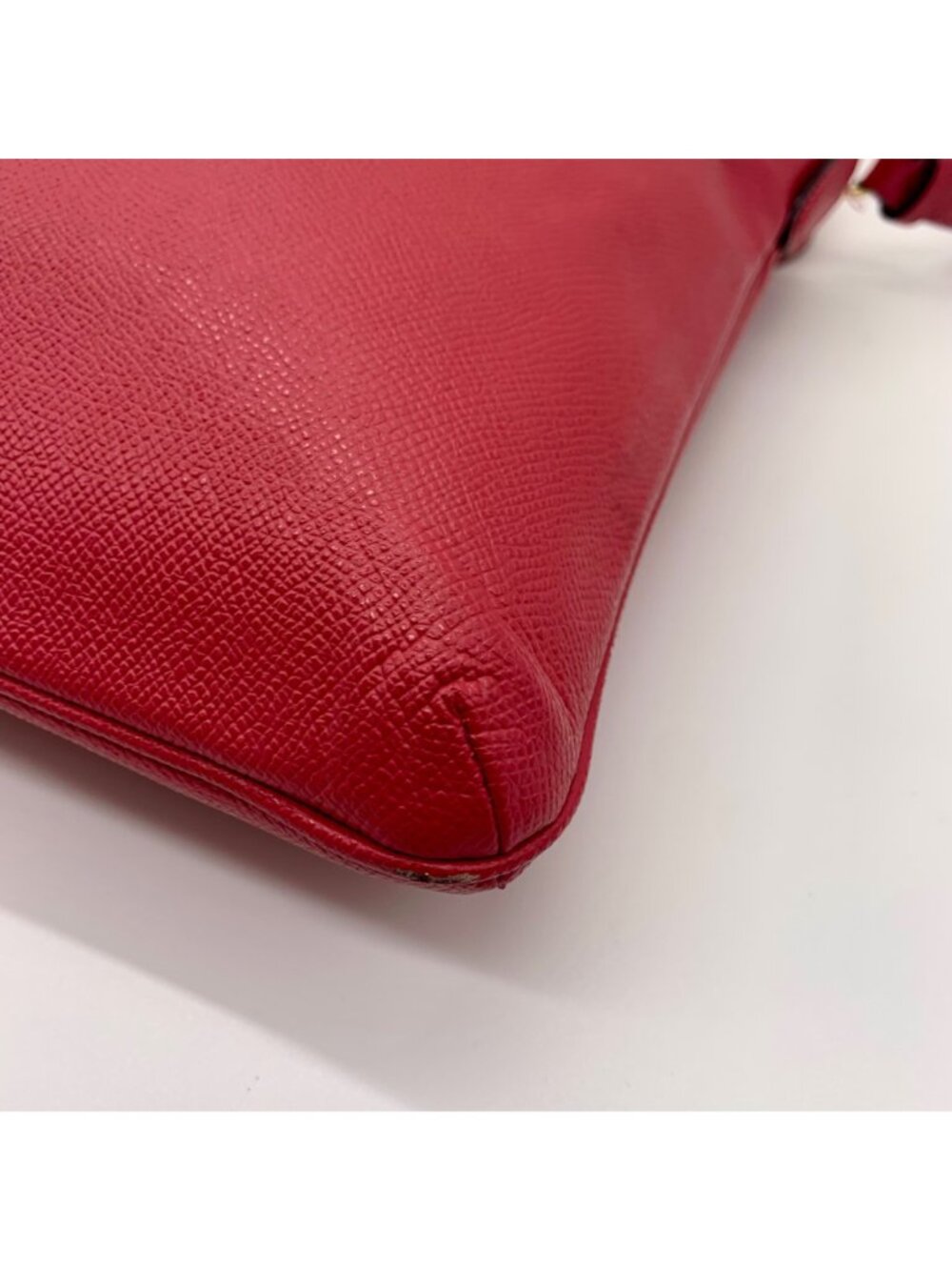 Coach Pink Pebbled Leather Rowan File Bag - Picture 8 of 11